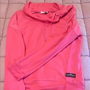 Simply Southern Vibrant Pink Cowl Neck Sweatshirt